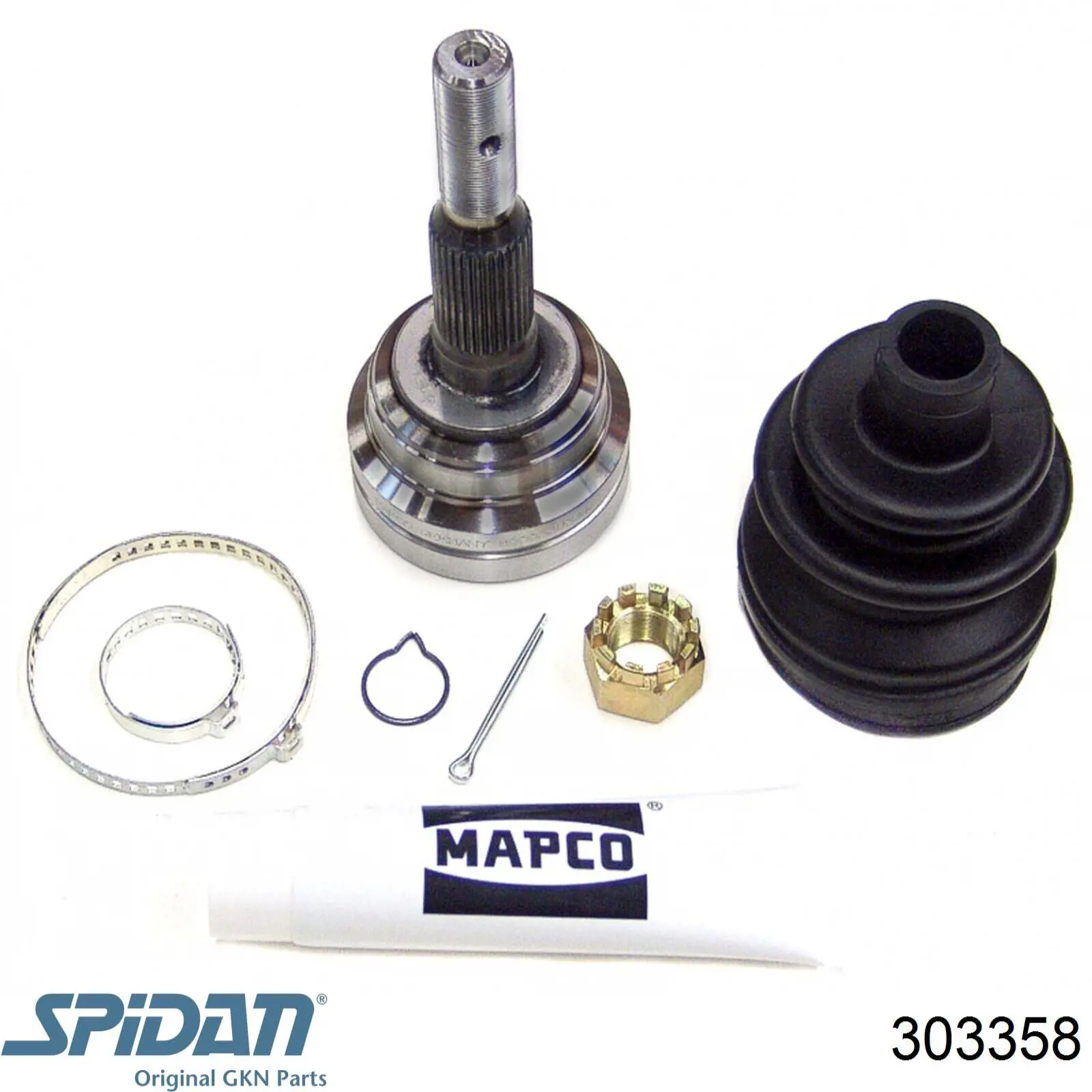 Junta homocinética exterior delantera GKN-Spidan 303358 precio, desde 25,32 EUR