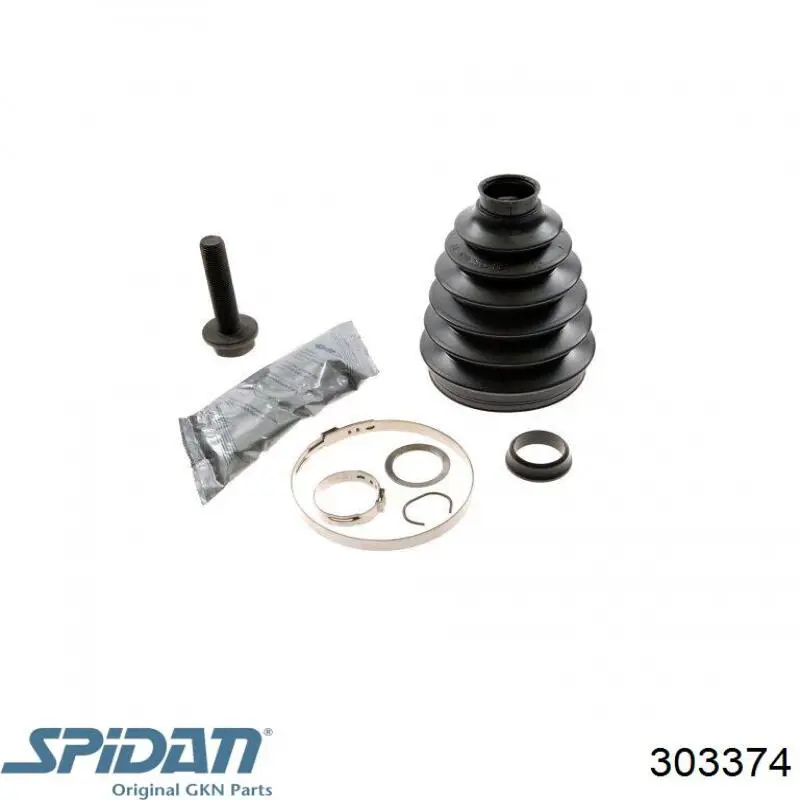 303374 GKN-Spidan fuelle, árbol de transmisión delantero exterior