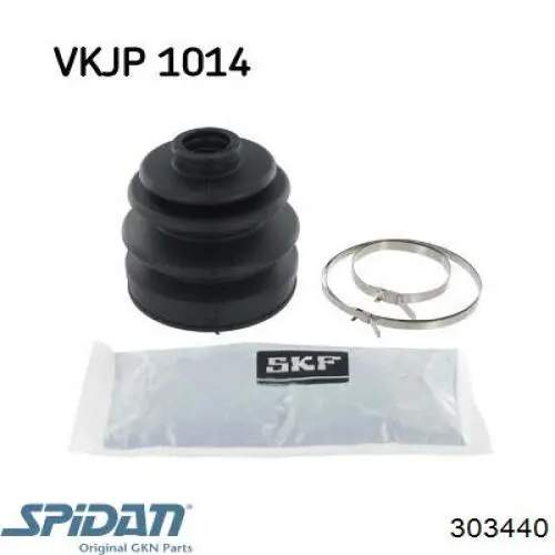 303440 GKN-Spidan Fuelle transmisión delantero exterior