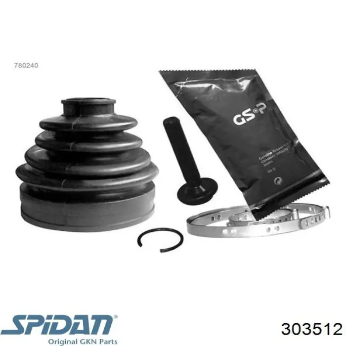 Comprar 303512 GKN-Spidan Fuelle de palier delantero exterior