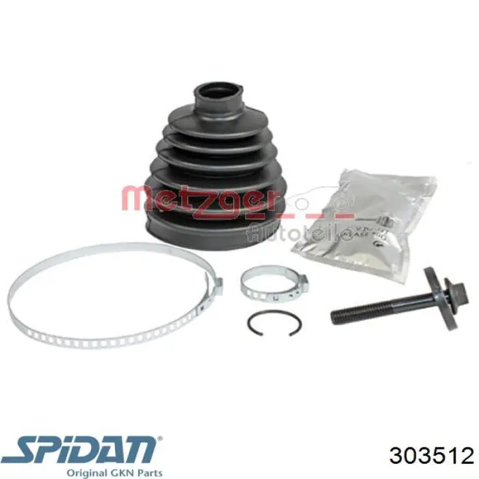 Fuelle de palier delantero exterior 303512 GKN-Spidan