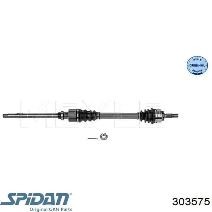 Semieje delantero derecho 3273AJ Peugeot/Citroen