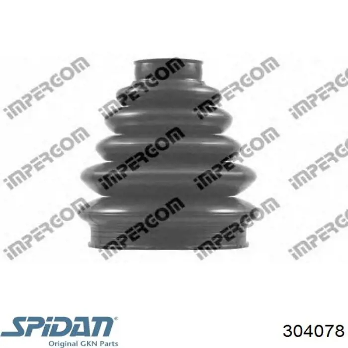 304078 GKN-Spidan fuelle, árbol de transmisión delantero exterior