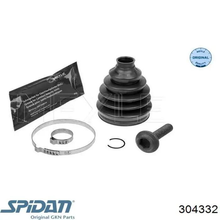 Fuelle de palier delantero exterior 304332 GKN-Spidan