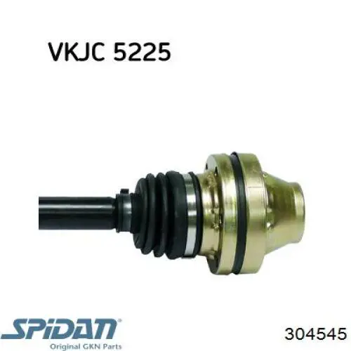 304545 GKN-Spidan árbol de transmisión delantero