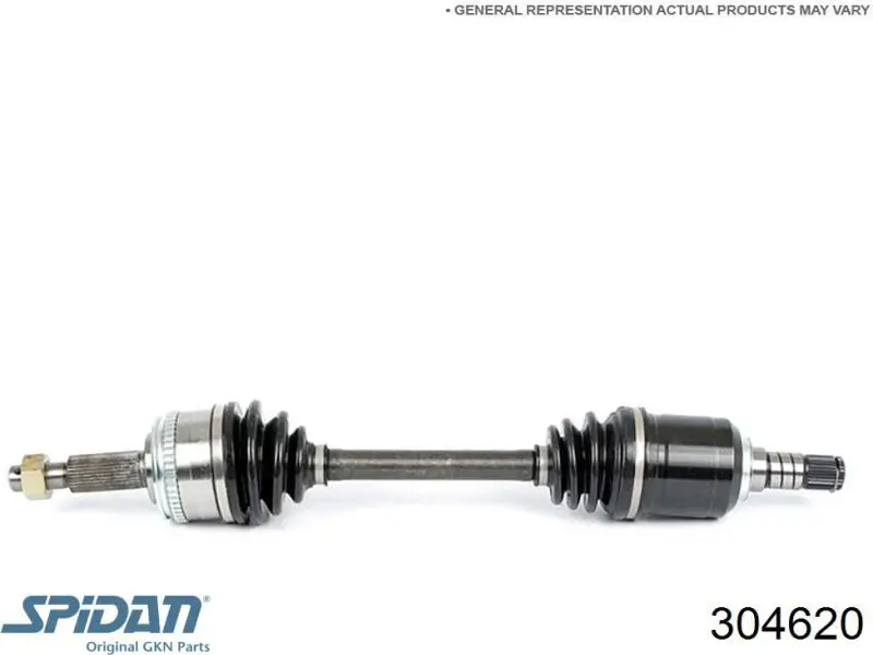 304620 GKN-Spidan árbol de transmisión delantero izquierdo