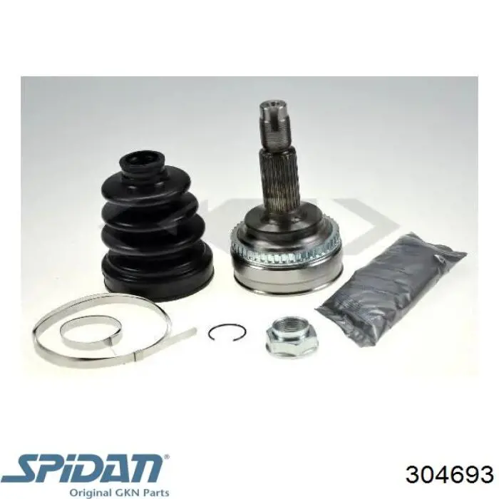 Junta homocinética exterior delantera GKN-Spidan 304693