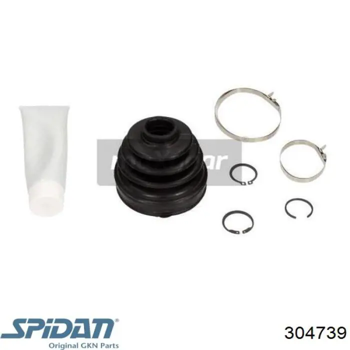 304739 GKN-Spidan Fuelle transmisión delantero exterior