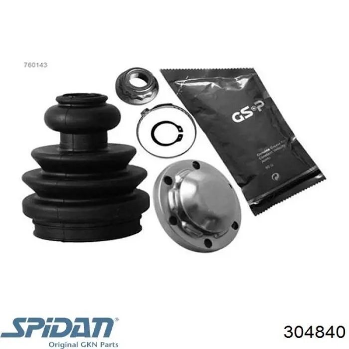 304840 GKN-Spidan Fuelle palier delantero interior