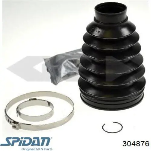 Fuelle, junta homocinética interna izquierda del semieje delantero 304876 GKN-Spidan
