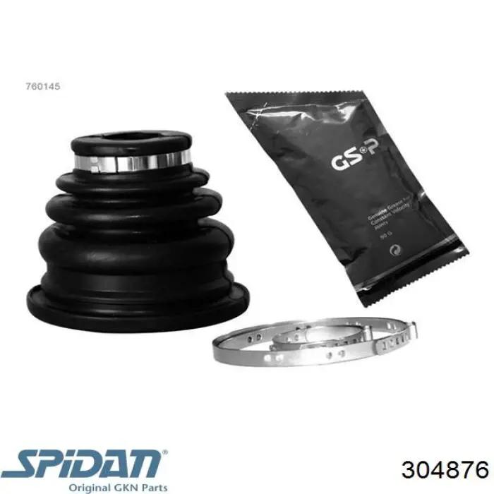 304876 GKN-Spidan Fuelle, junta homocinética interna izquierda del semieje delantero