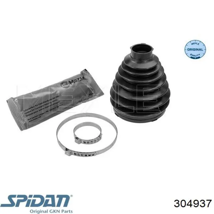 304937 GKN-Spidan fuelle, árbol de transmisión delantero exterior