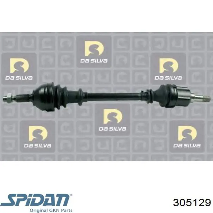Semieje delantero izquierdo 3272NK Peugeot/Citroen