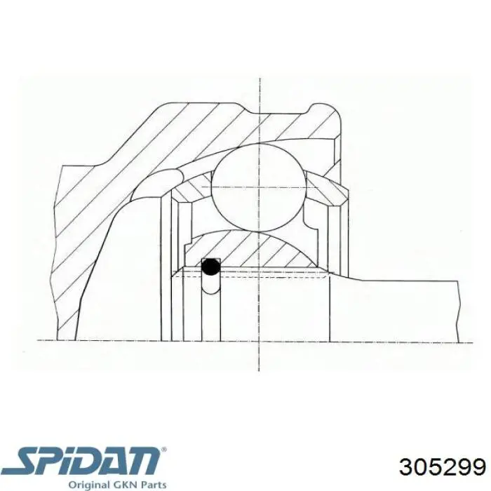 Junta homocinetica 305299 GKN-Spidan