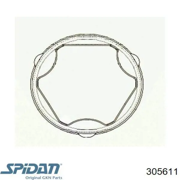 Comprar 305611 GKN-Spidan Fuelle de semieje delantero interior