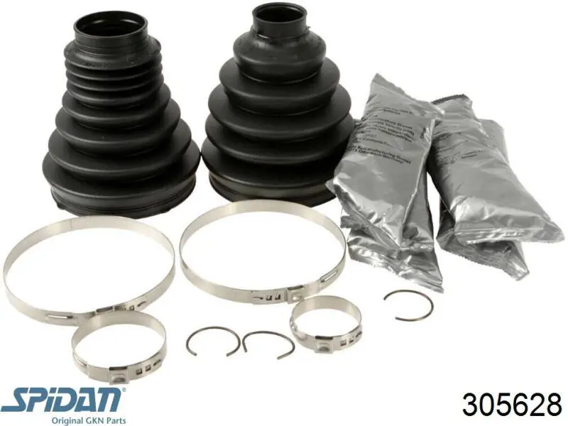 305628 GKN-Spidan Fuelle transmisión delantero exterior