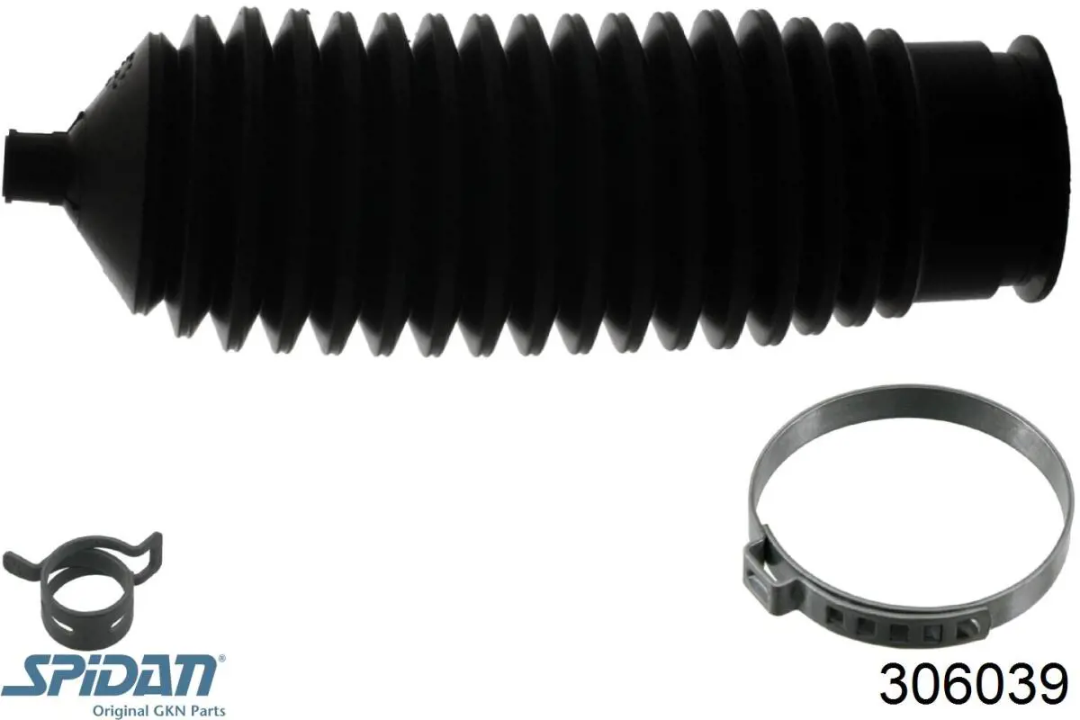 Fuelle exterior derecho de junta homocinética 306039 GKN-Spidan