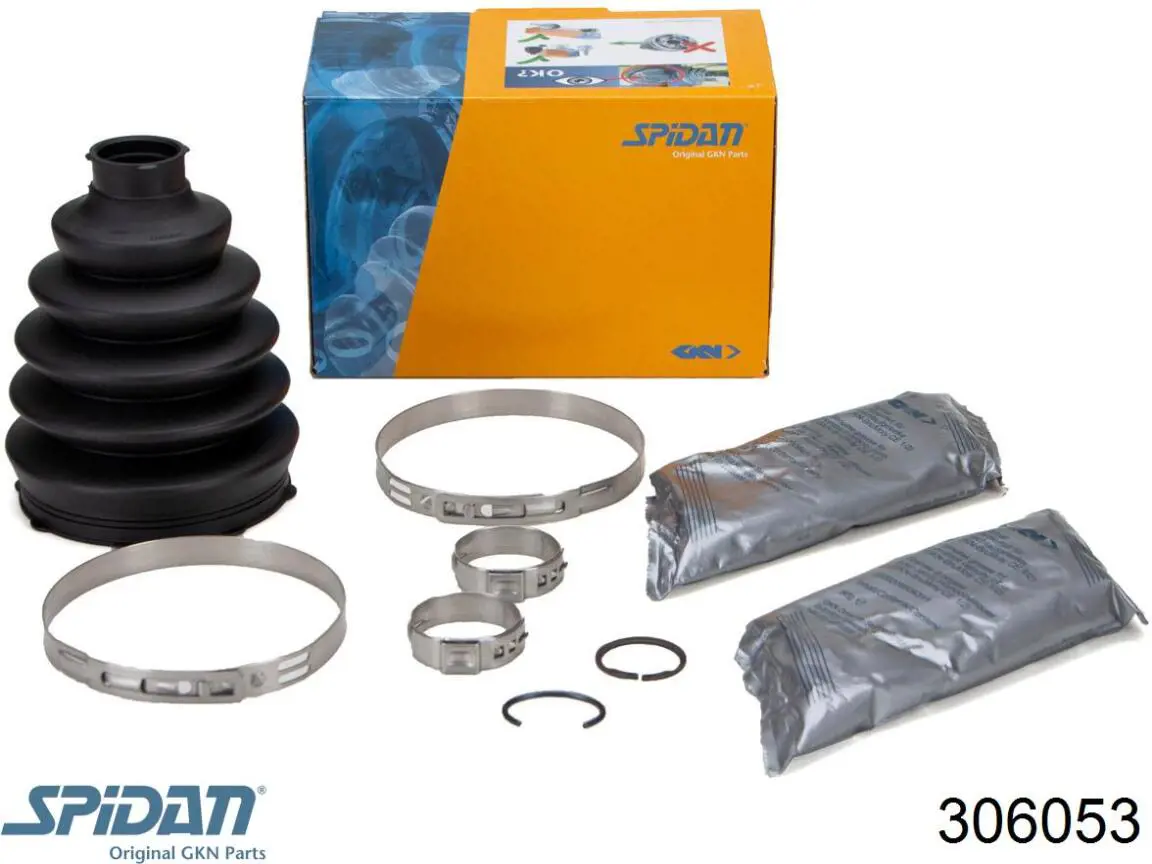 306053 GKN-Spidan Fuelle transmisión delantero exterior