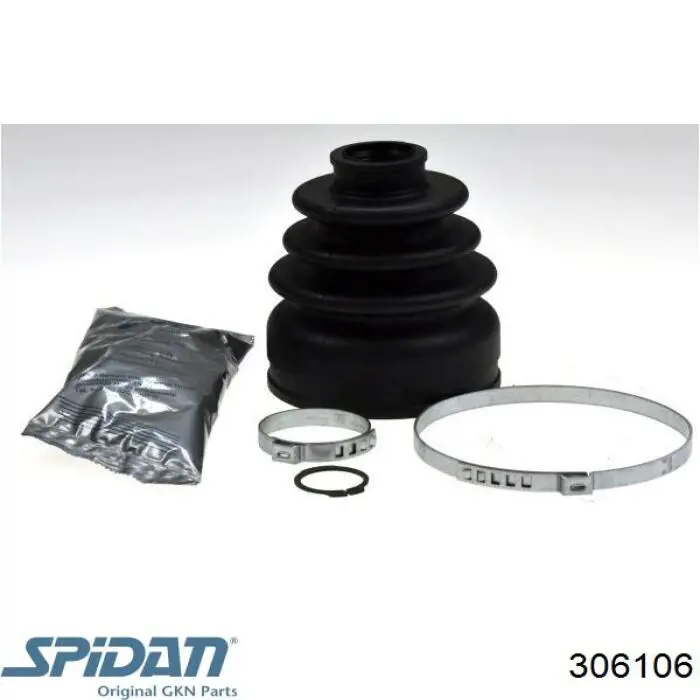 306106 GKN-Spidan Fuelle, junta homocinética interior derecha delantera