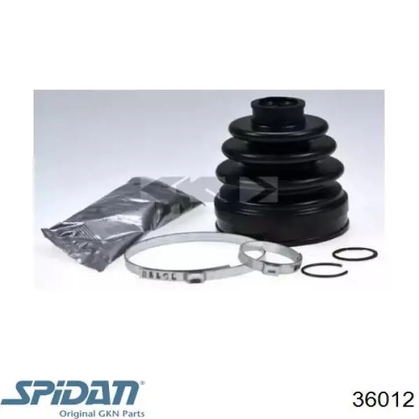 36012 GKN-Spidan fuelle, árbol de transmisión delantero interior