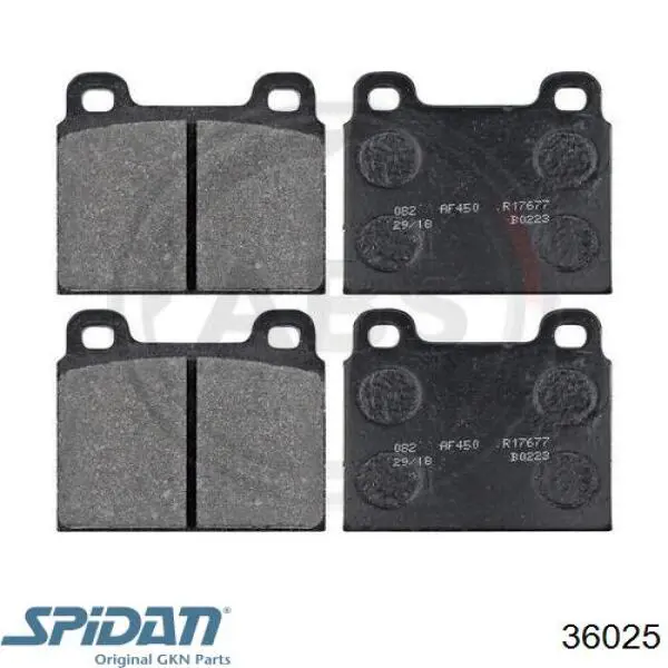 36025 GKN-Spidan Fuelle transmisión delantero exterior