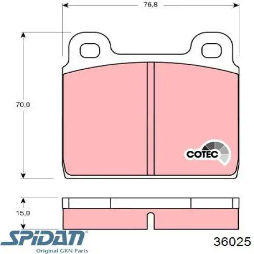 Comprar 36025 GKN-Spidan Fuelle de palier delantero exterior