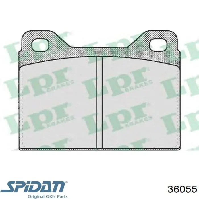 36055 GKN-Spidan fuelle, árbol de transmisión delantero interior