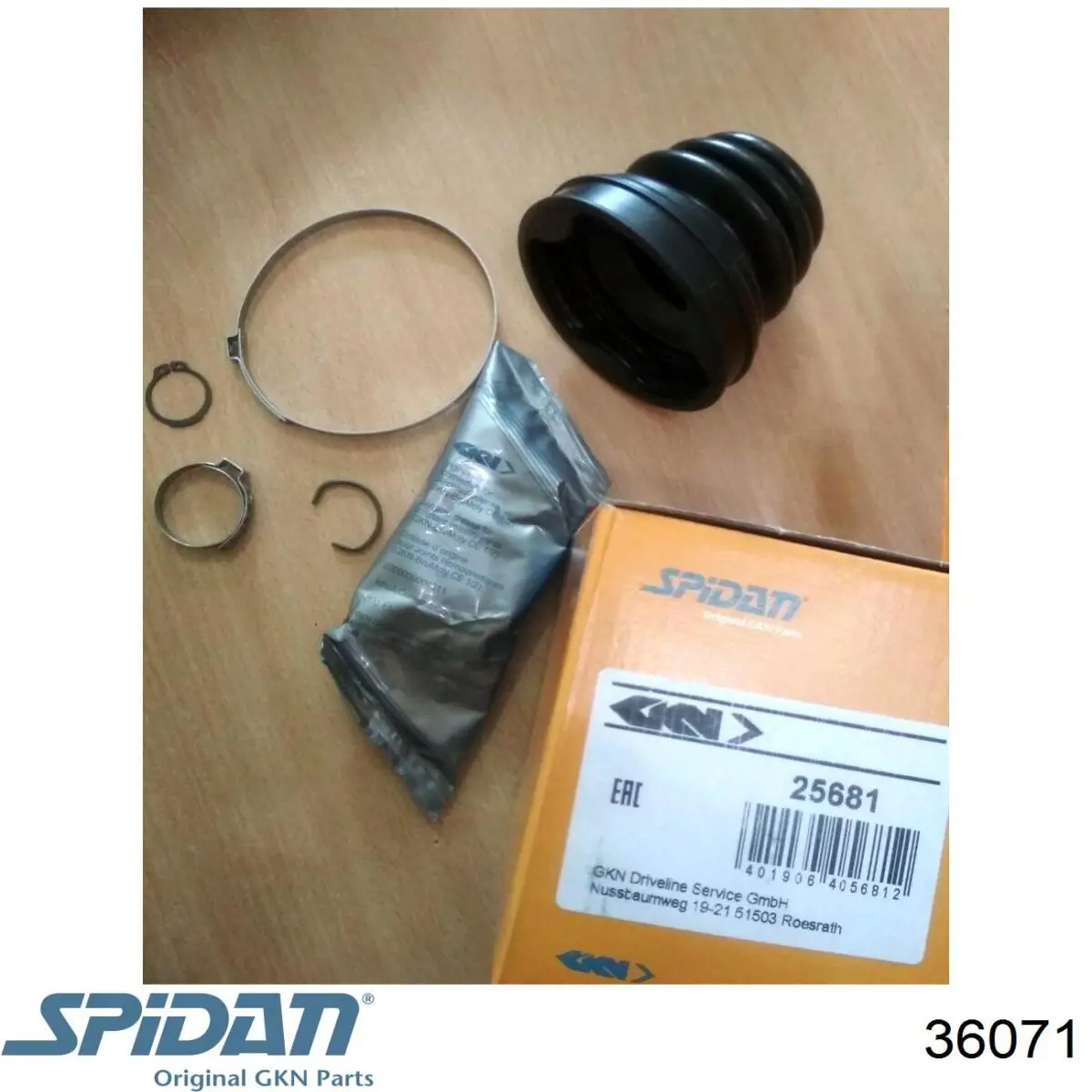 Comprar 36071 GKN-Spidan Fuelle de palier delantero exterior