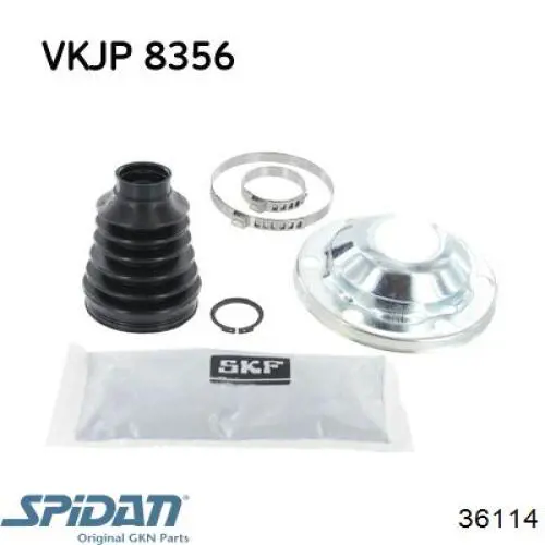36114 GKN-Spidan Fuelle transmisión delantero exterior