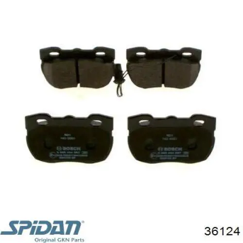Comprar 36124 GKN-Spidan Fuelle de semieje delantero interior