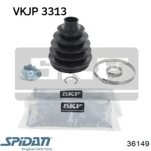 Comprar 36149 GKN-Spidan Fuelle de palier delantero exterior