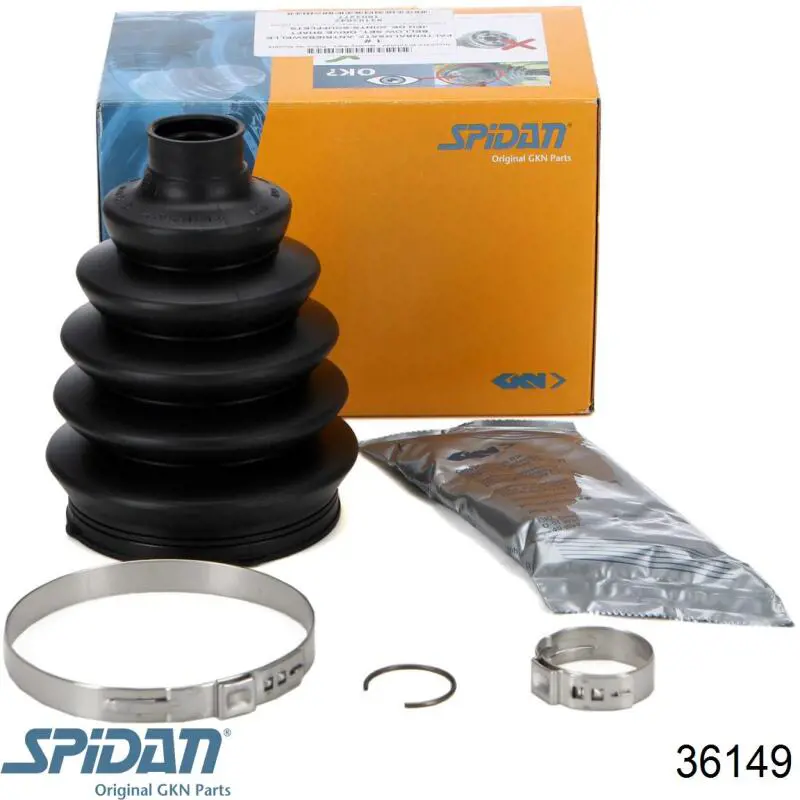 Fuelle de palier delantero exterior 36149 GKN-Spidan