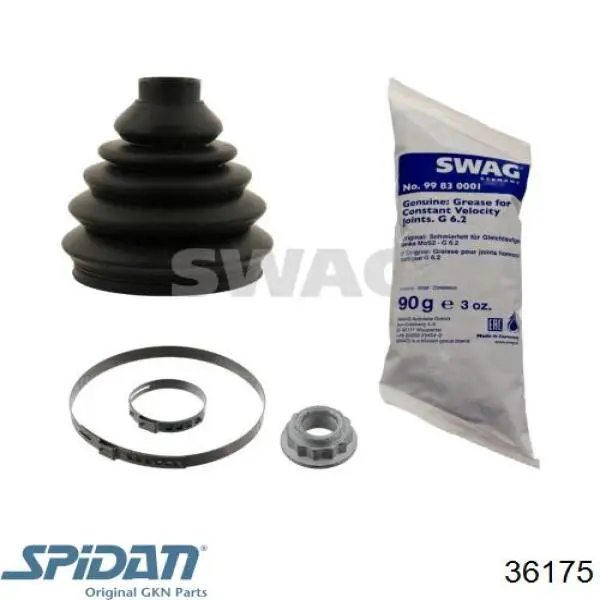 Fuelle, palier delantero exterior GKN-Spidan 36175 precio, desde 8,82 EUR