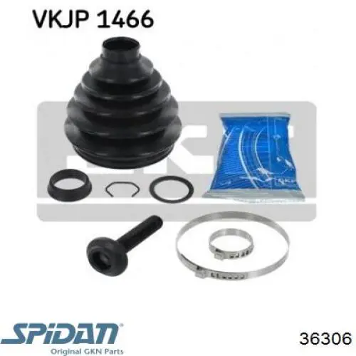 Fuelle, árbol de transmisión delantero exterior GKN-Spidan 36306 precio, desde 30,75 USD