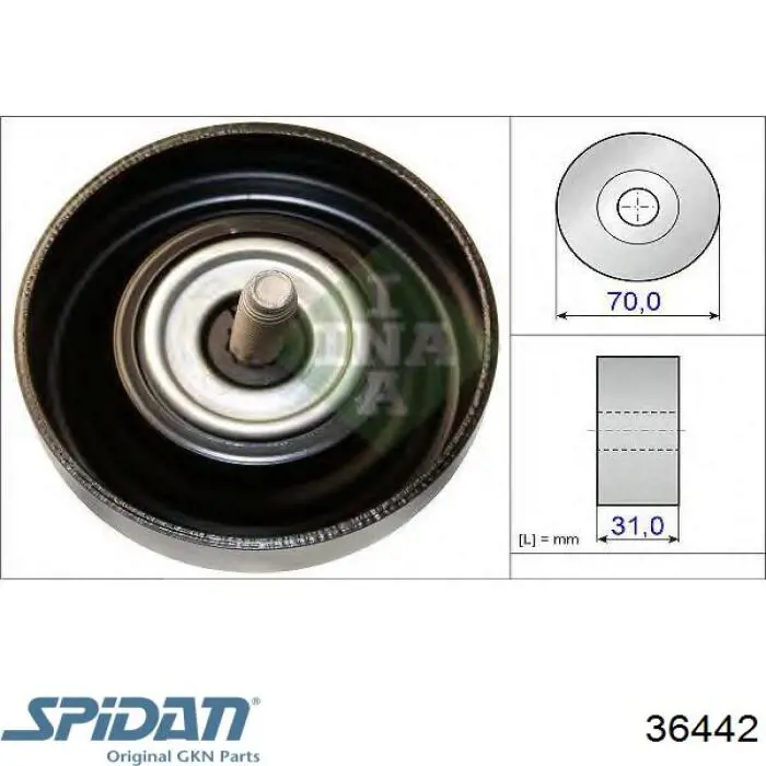 Comprar 36442 GKN-Spidan Fuelle de palier delantero exterior