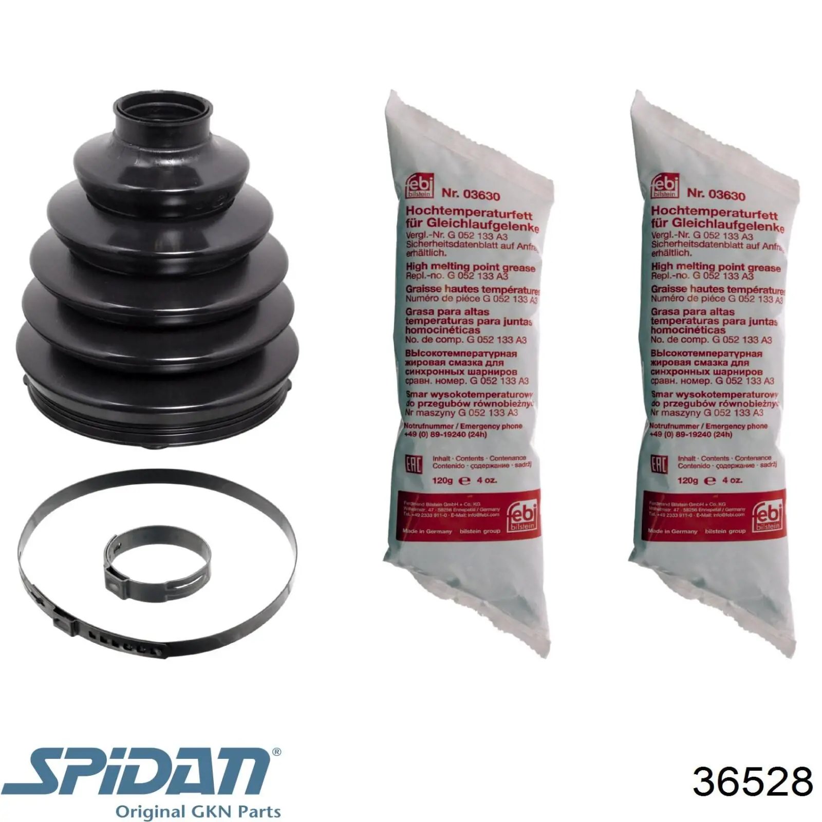 Fuelle, palier delantero exterior GKN-Spidan 36528 precio, desde 37,59 EUR