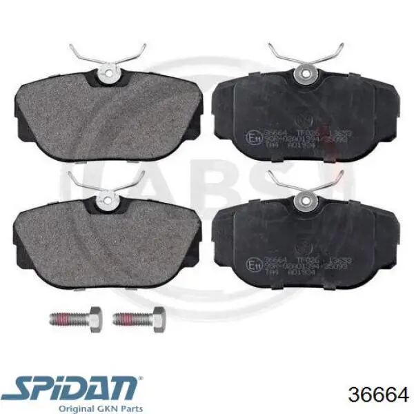 Semieje delantero derecho 36664 GKN-Spidan