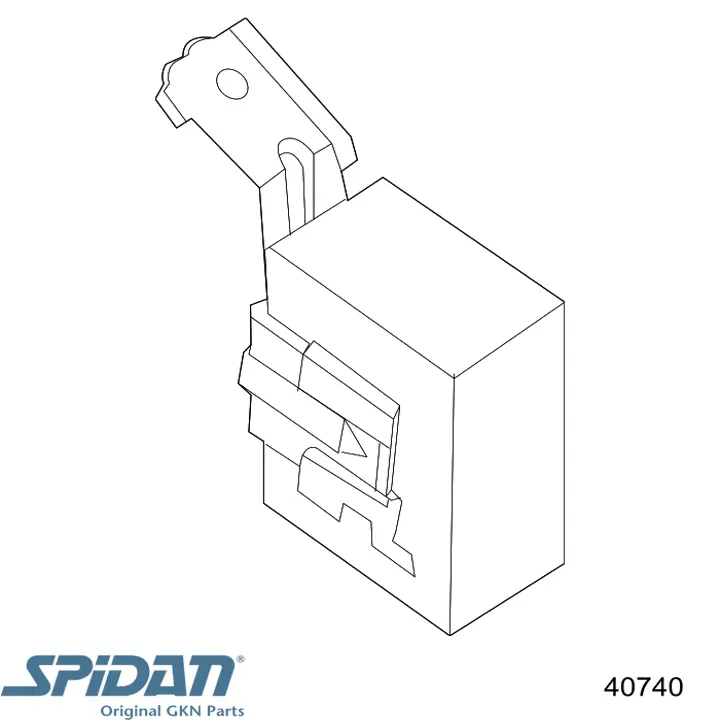 40740 GKN-Spidan rótula barra de acoplamiento exterior