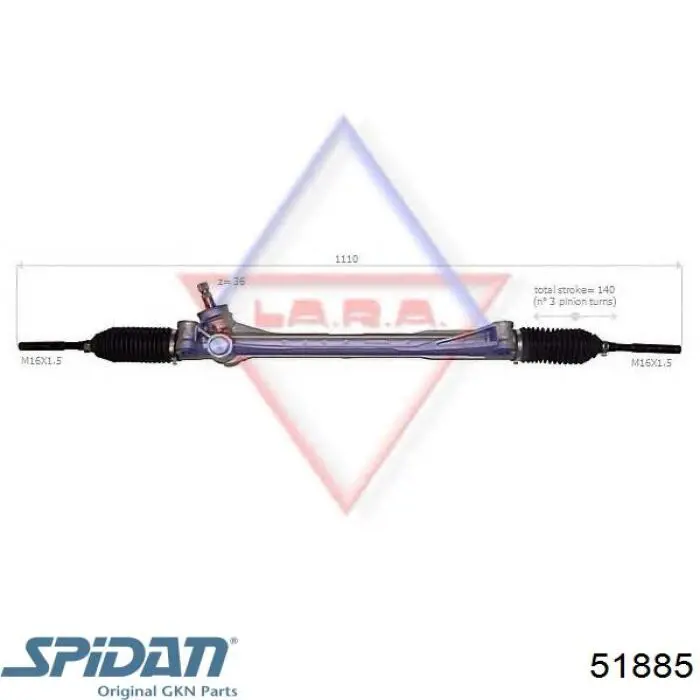 Engranaje de dirección MSG Rebuilding TY117R precio, desde 157,39 EUR
