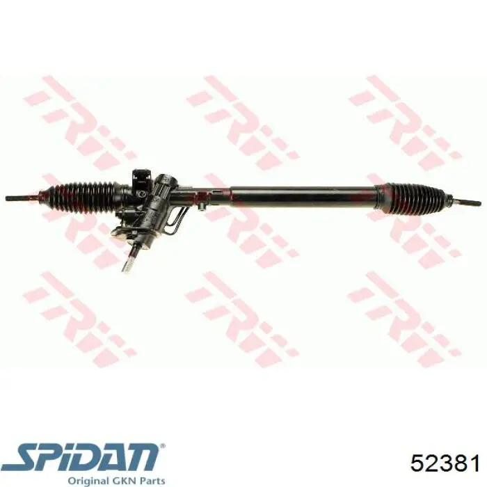 Cremallera de dirección 52381 GKN-Spidan