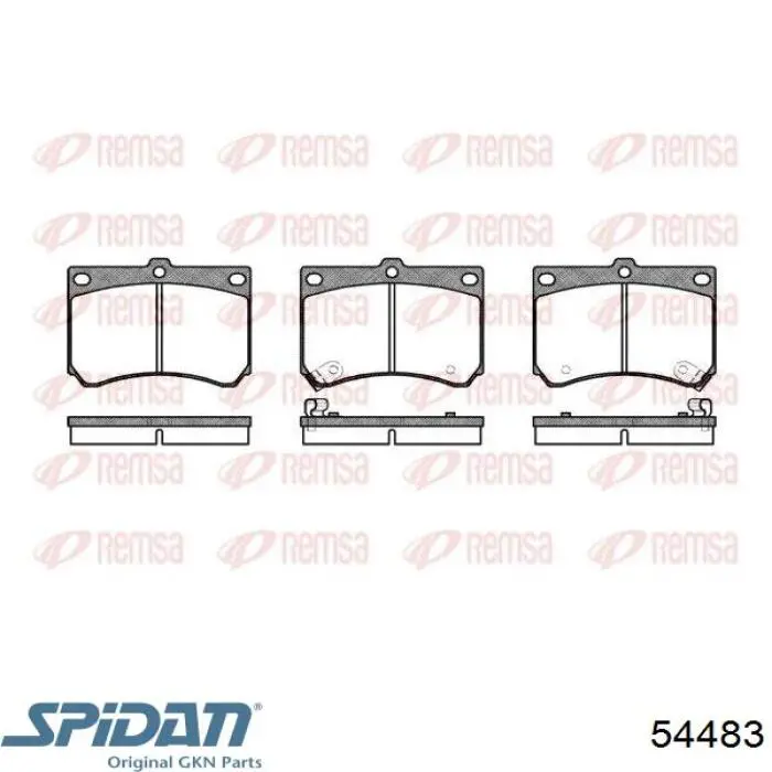 54483 GKN-Spidan cremallera de dirección