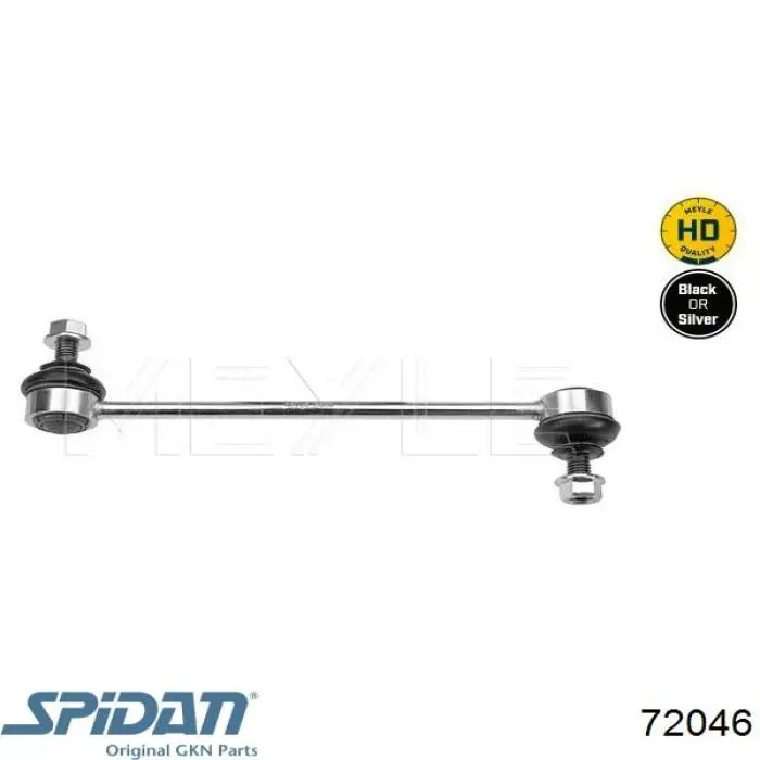 72046 GKN-Spidan cubo de rueda delantero