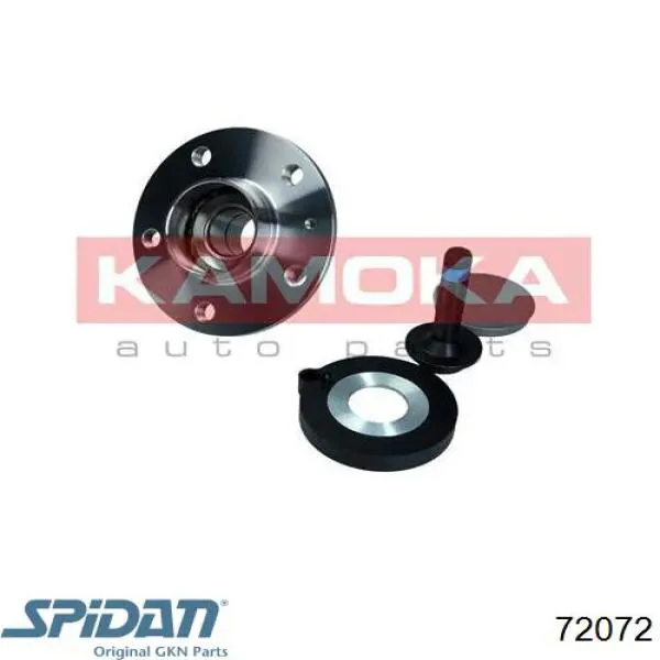 Cubo de rueda trasero 8K0598611 VAG