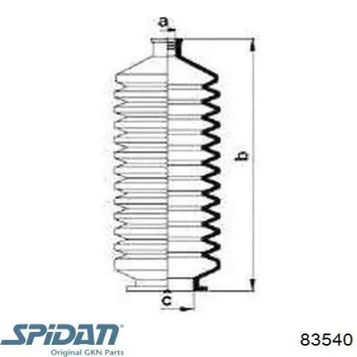 83540 GKN-Spidan fuelle, dirección