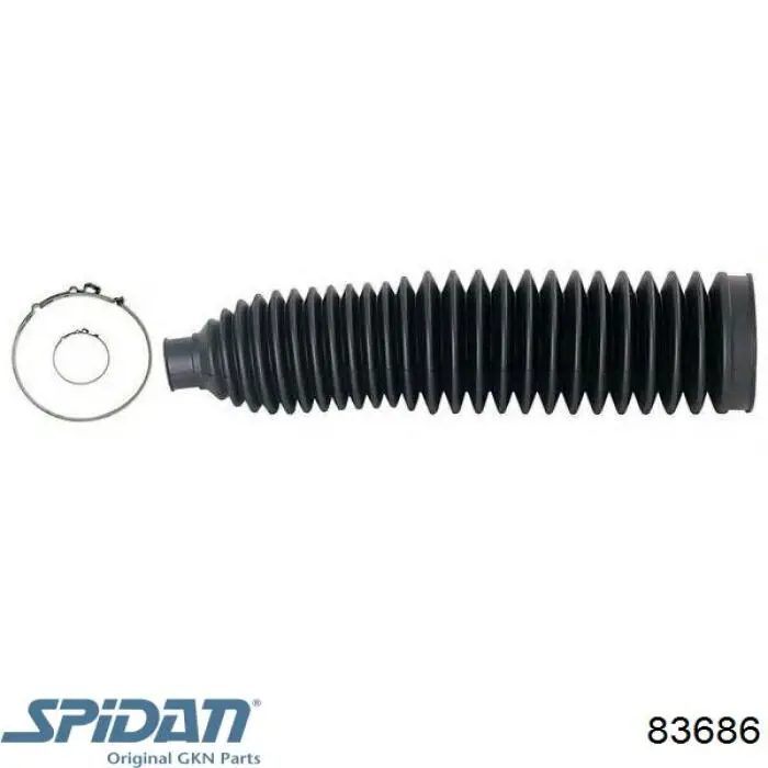 Comprar 83686 GKN-Spidan Guardapolvo de dirección derecho (cremallera)