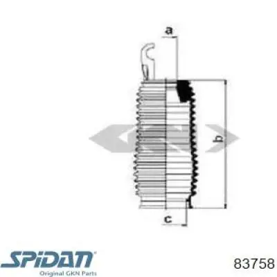 Comprar 83758 GKN-Spidan Plumero de dirección