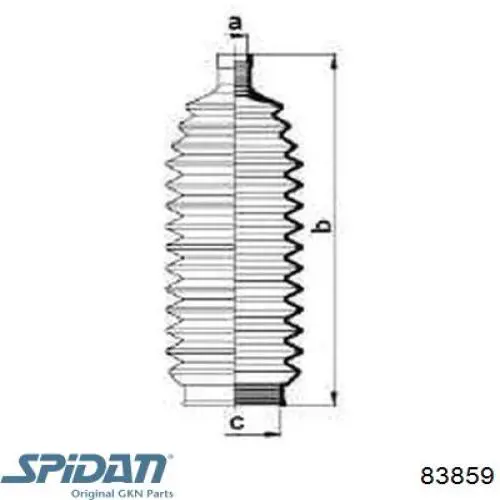 83859 GKN-Spidan fuelle, dirección