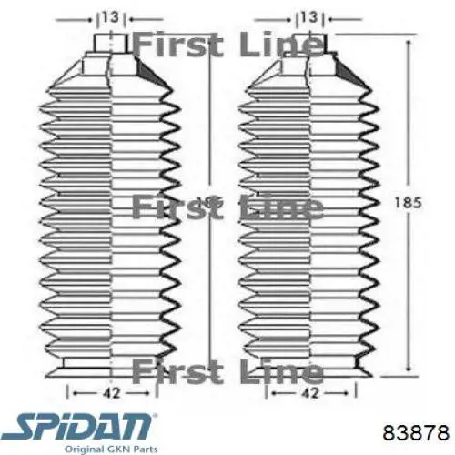 Fuelle de dirección Mazda B45632125