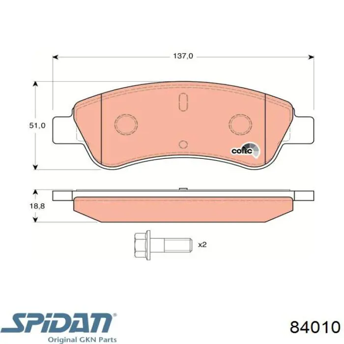 Comprar 84010 GKN-Spidan Plumero de dirección