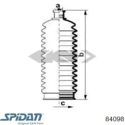 Guardapolvo de dirección GKN-Spidan 84098 precio, desde 11,13 EUR